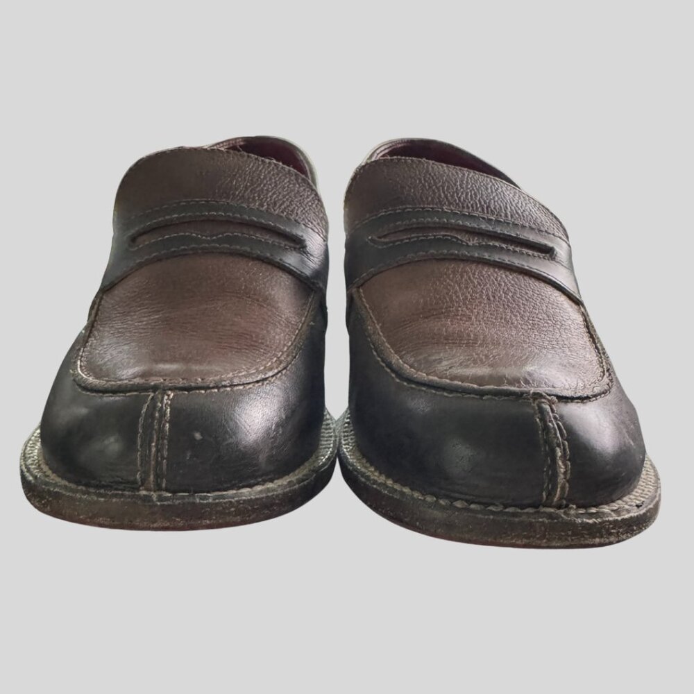 Bed Stu Reina Penny Loafers 8.5 – Leather & Suede, Goodyear Welt - Picture 3 of 8